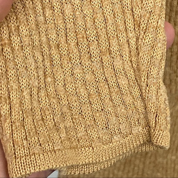 French Rags Vintage gold knit long button cardigan - Picture 6 of 8